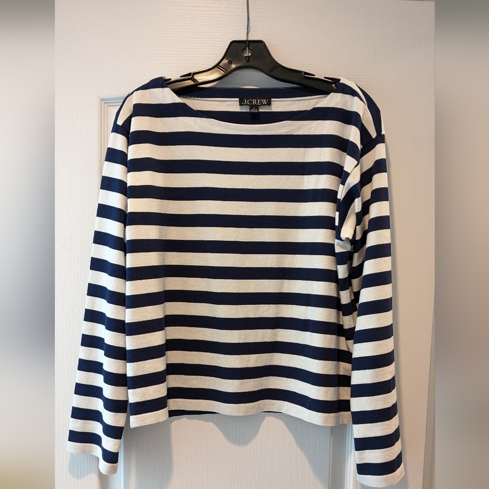JCrew Classic Stripe Tee-Never Worn